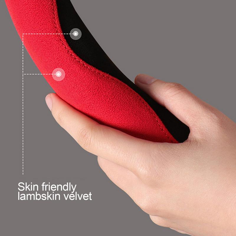 Steering Wheel Covers For Cars Decorative Car Wheel Cover Steering Wraps Absorb Sweat Comfortable Grip Breathable Fits Truck Car