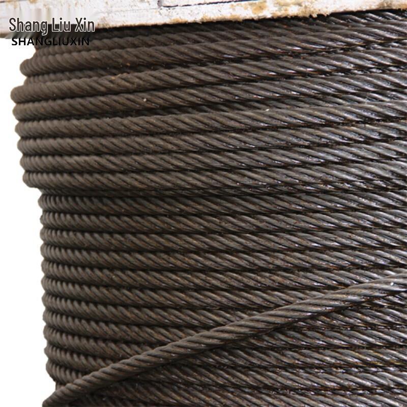 Shang Liuxin 6*37 Oiled Steel Wire Rope (Per Meter) 18mm