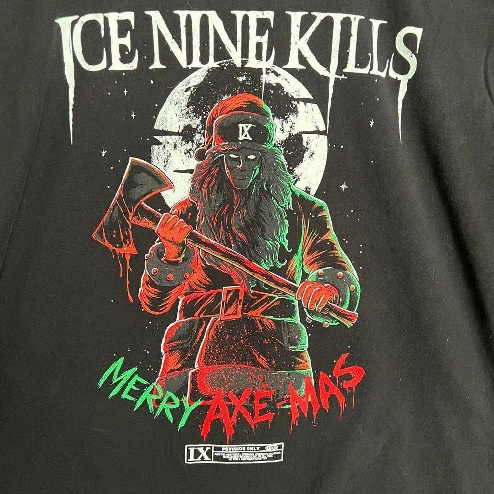 RARE Ice Nine Kills TShirt Merry AxeMas The Silver Scream T shirt NH21166 Unisex T-Shirt M