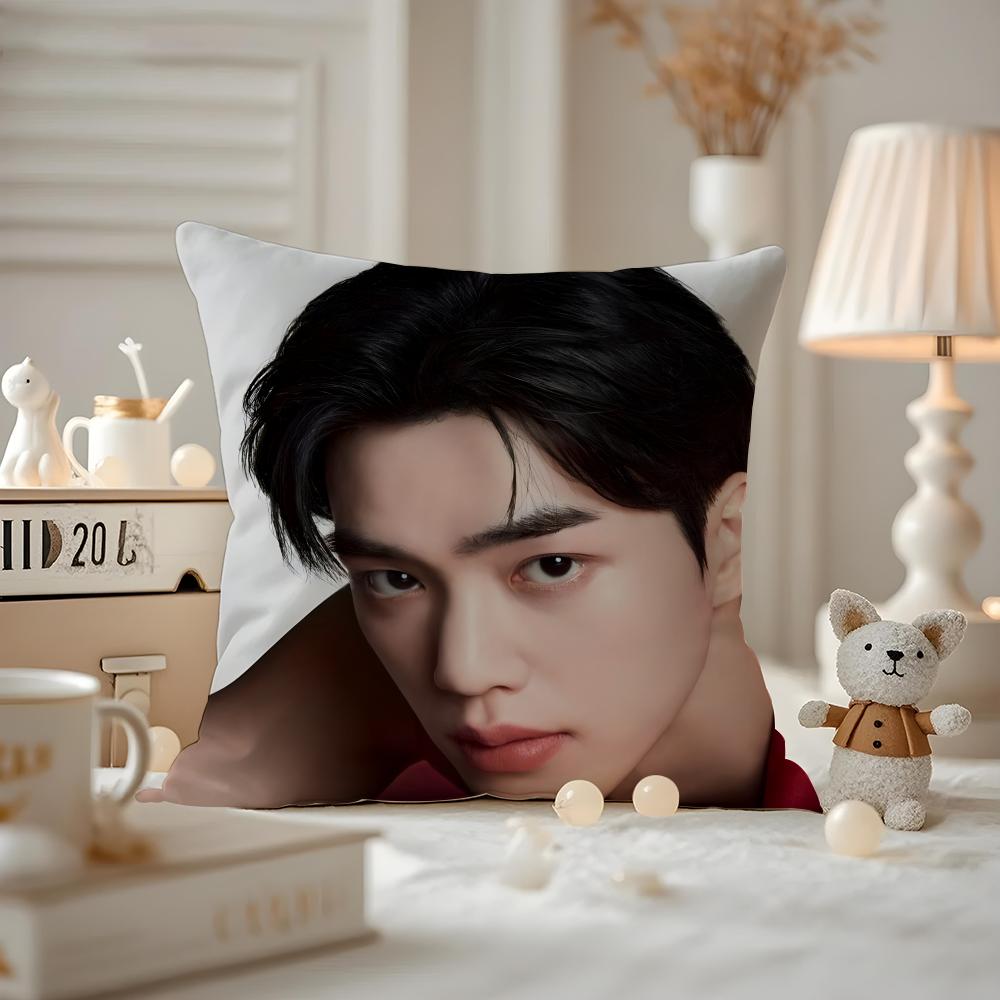 Song Kang Actor Cushion Cover Pattern Printed Pillowcase For Living Room Sofa Cushion Cover & Bedroom Decor
