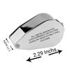 40X Illuminated Jeweler Loupe with LED UV Light Magnifier Optical Glass Metal Body for Jewelry Appraisal and Watch Repair