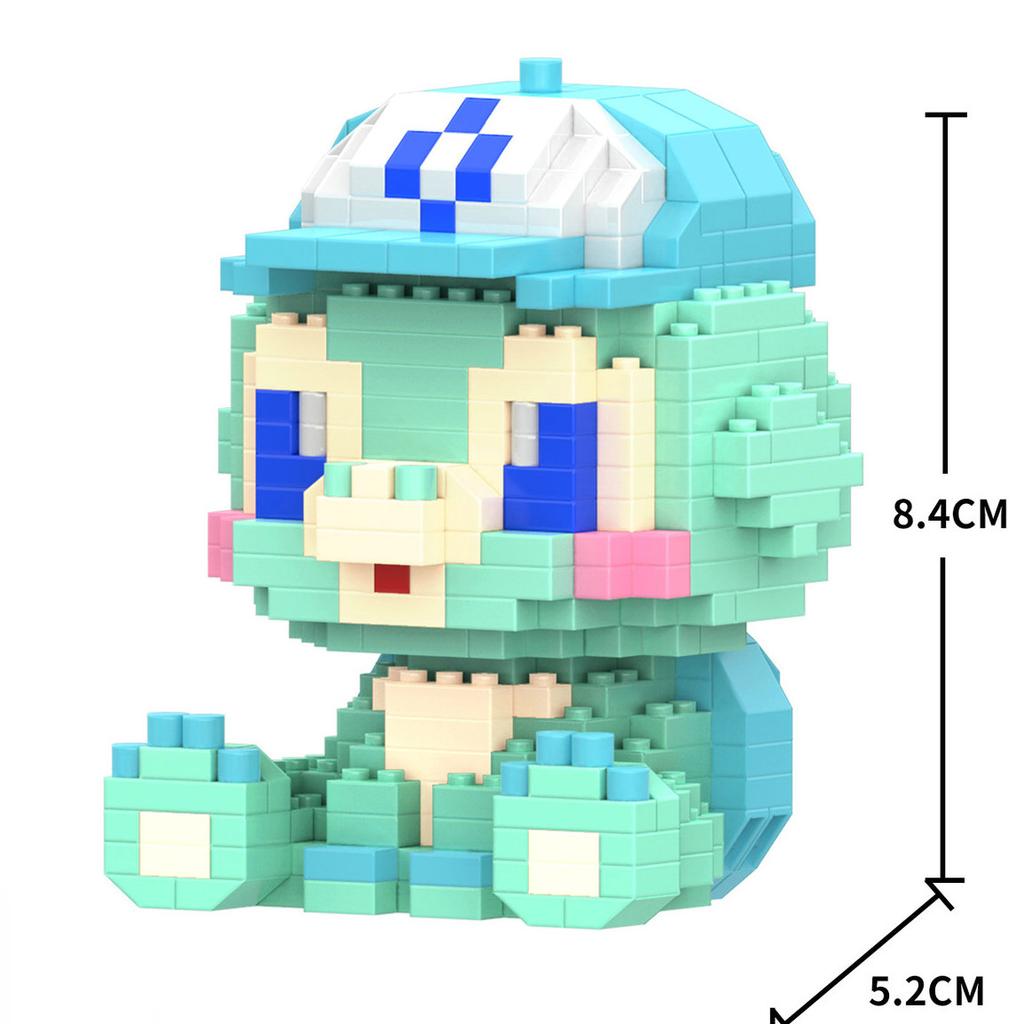 עשה זאת בעצמך אבני פוקימון קטן קריקטורה מיני אבן בניין פיקאצ'ו Charizard Eevee Mewtwo אנימה להרכיב דגם פעולה בובות צעצועים