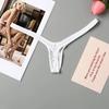 New Deep V Thong Women's Breathable One Line Sexy Hot Low Waist Mini Panties Bikini Bottom Thongs Female Panty Women Underwear
