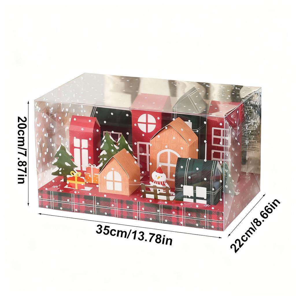 Christmas Advent Calendar Boxes Gift 25Pcs Candy Box Xmas Small Gifts Wrapping Supplies Advent Countdown Christmas Home Decor