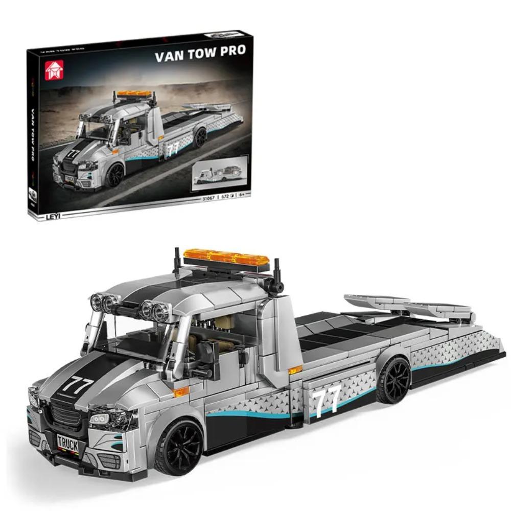 3 Style Technical Heavy Duty Tow Truck Building Blocks Toys MOC Recovery Vehicle Model Bricks Toys Boys Festival Party Gifts
