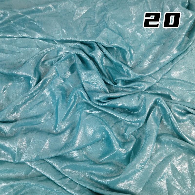 

100*150cm Shiny Hot Stamping Stretch Luster Fabric For Diy Sewing Wedding Dress Hanfu Upholstery Sofa Curtain Background Cloth 1M