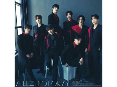 [CD] NOT OKAY First Limited Flash Price Edition ATEEZ UMCK-7232 K-Pop Single NEW
