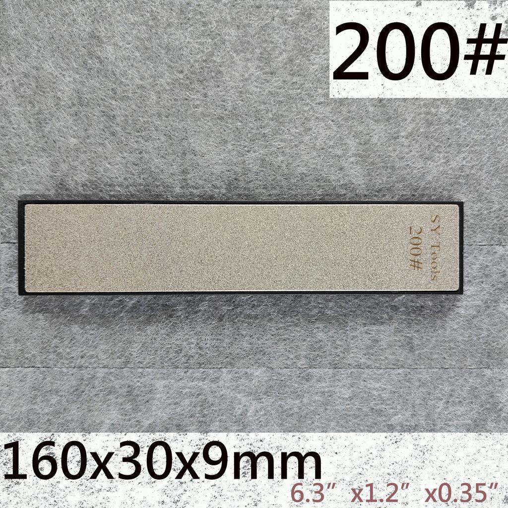 Widened Diamond Sharpening Stone Compatible with Fixed-angle Sharpener for Kitchen Knives and Outdoor Tools, Portable Sharpening