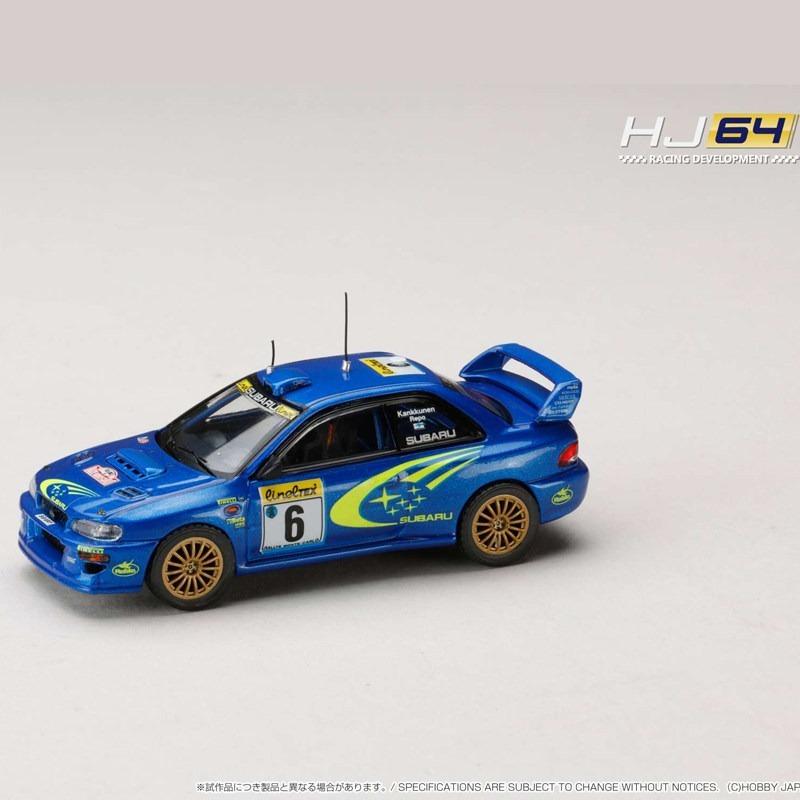 

Hobby JAPAN 1:64 Subaru IMPREZA Winged Leopard WRC Racing Car Simulation Alloy Die Casting Car Model Male Toy