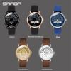 Sanda Universal Luxury Quartz Waterproof Watch for Business and Commuting - High-End Couple's Wristwatch