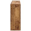 Console Table Striped Rustic Wood 155 x 29 x 74 cm Engineered Wood