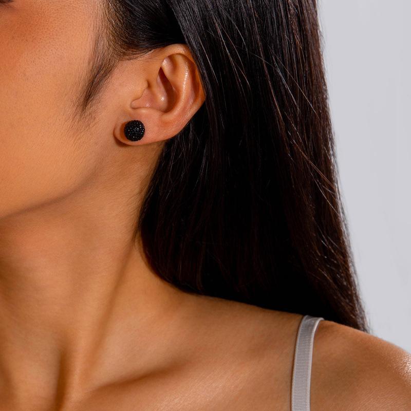 Аксессуары, новые блестящие серьги-гвоздики с бусинами дофаминового цвета, простые серьги для женщин