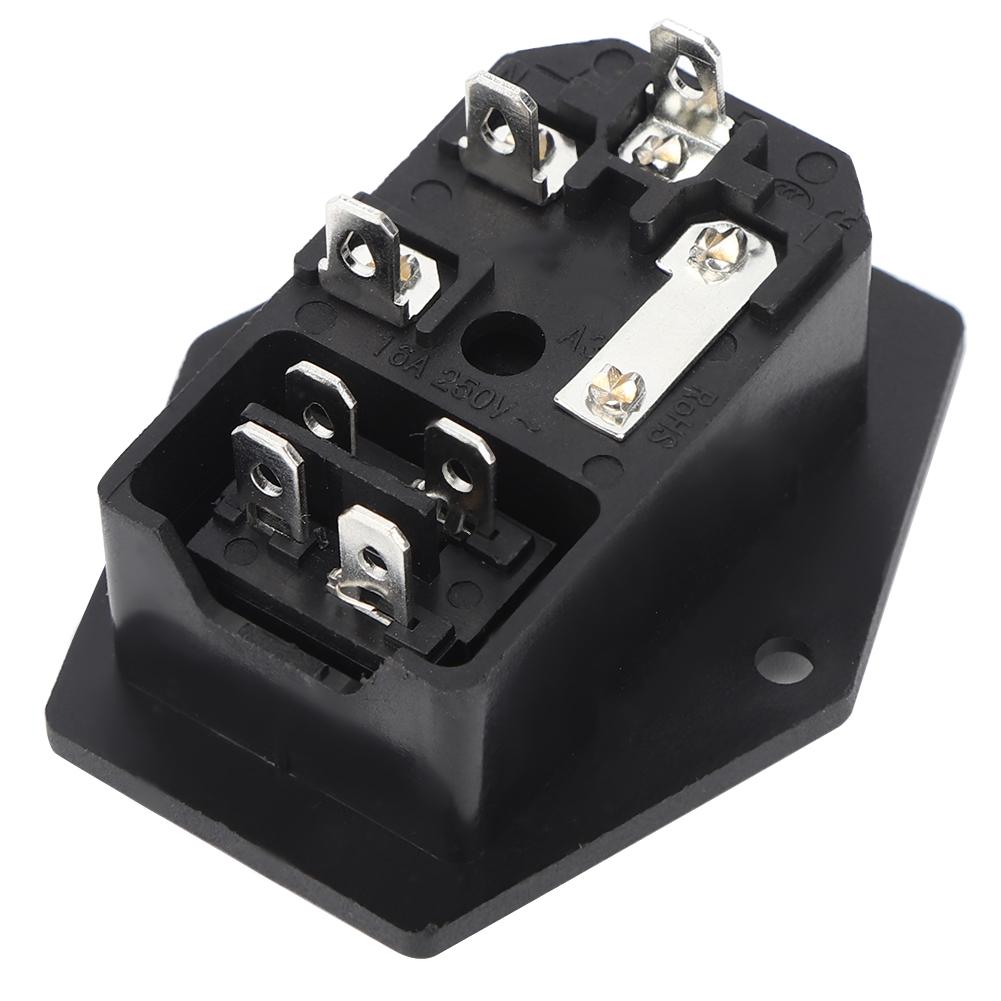 3Pcs AC Power Socket Switch 4 Pin with Light Built In Fuse 3D Printer Accessories