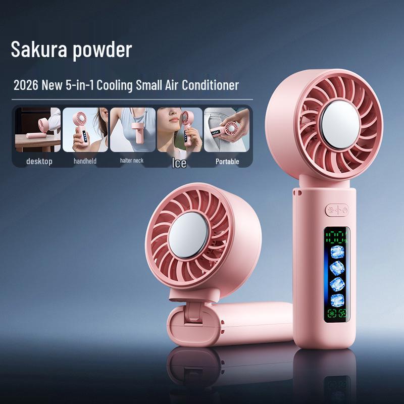

Creative Folding Desktop & Handheld Cooling Fan with Mini Ice Pack 32*69*170 mm