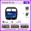Android 14 For Mitsubishi ASX 1 2010-2018 Car Radio Player Car Intelligent Systems Touch Screen GPS Navigation Mirror Link Wifi