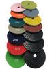 Konfor 10cm Wet Grinding Diamond Cutter Rim for Marble and Granite, 50-3000 Grit, 7-Piece Set