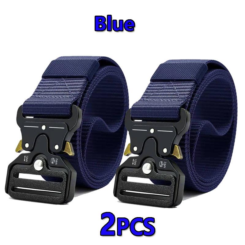 Best Men's Tactical Belt Versatile Outdoor Hunting Canvas Belt Golf Combat Survival High Quality Canvas Nylon Sport Belt for Man