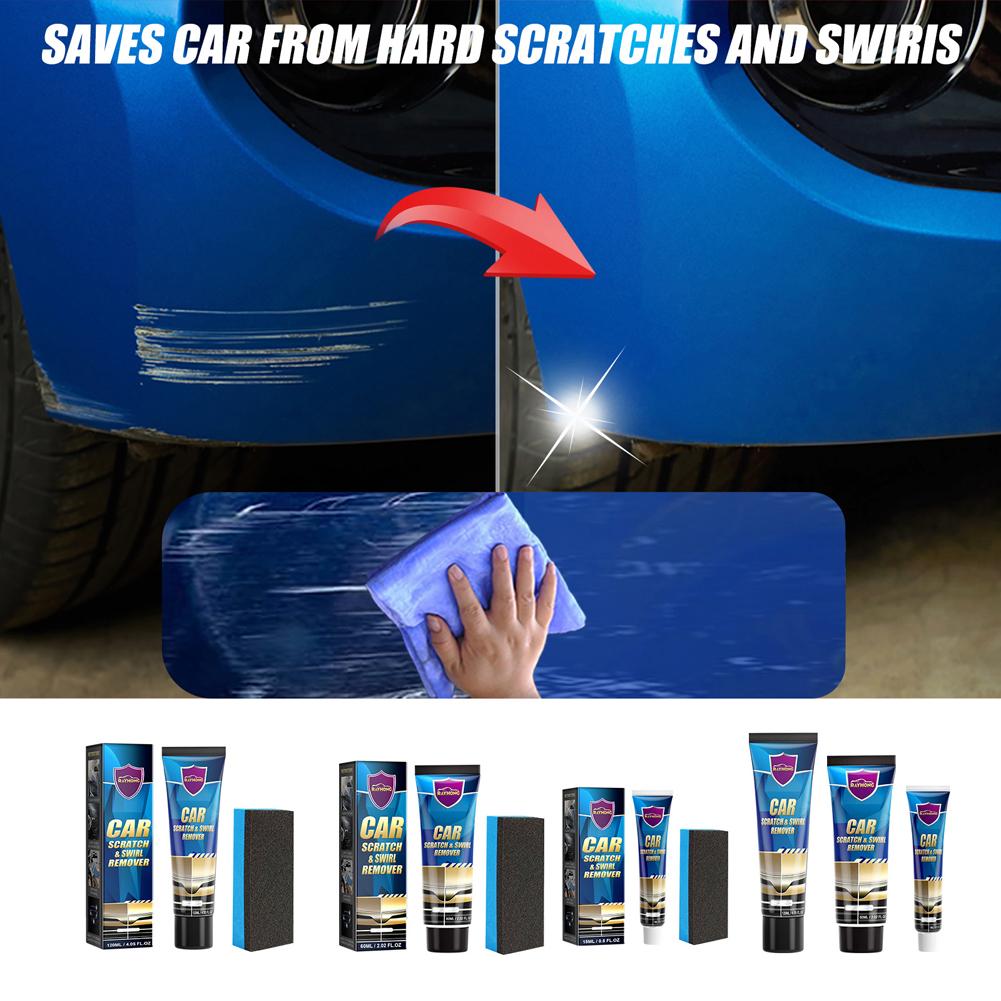 15/60ml Car Paint Protection Polishing Auto Polishing Kit with Sponges Car Scratch Repair Paste Car Polish Scratch Remover