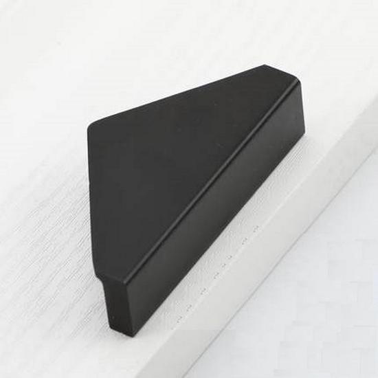Modern Half-Round Drawer & Cabinet Door Handle - Black, Gold, Copper Finish