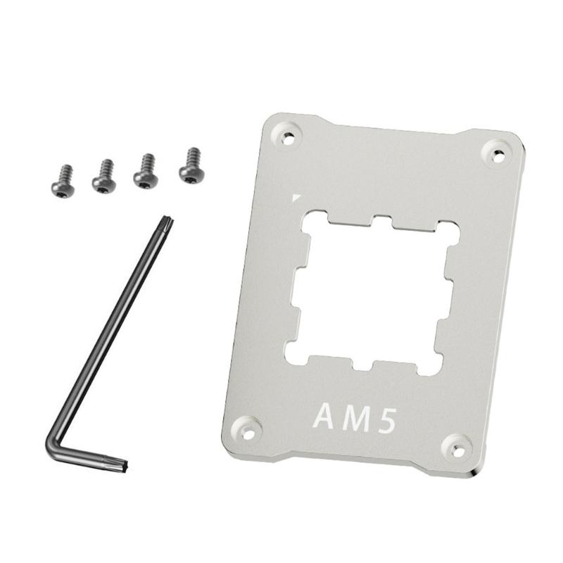 

High Conductivity AM5 CPU Contacting Frame Brackets Full Fixed for AM5 7950X 7800X 7700X Efficient Thermals Management білий