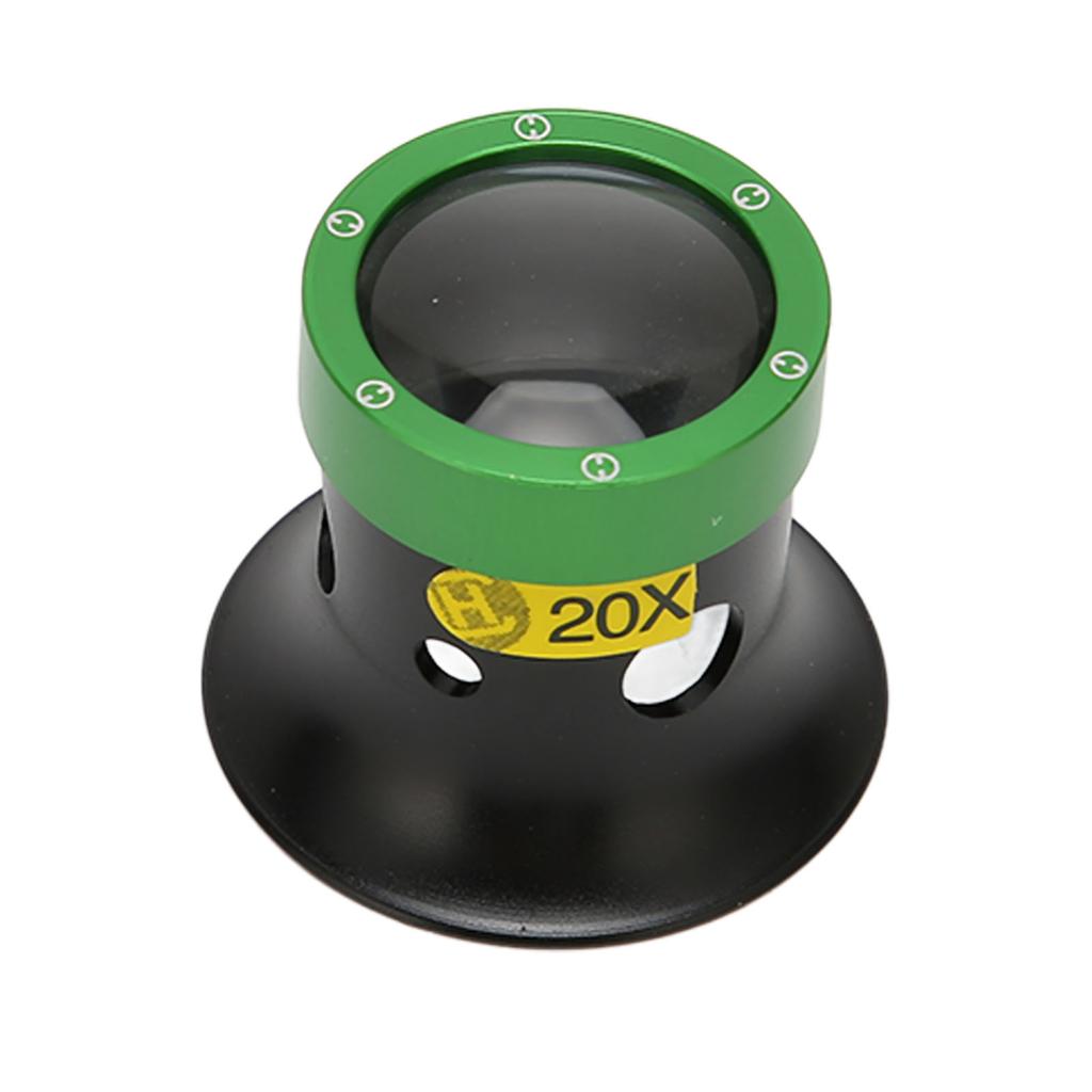 Jewelers Eye Loupe Magnifier 20X Good Transparency High Hardness Magnifying Glass for Watch Jewelry