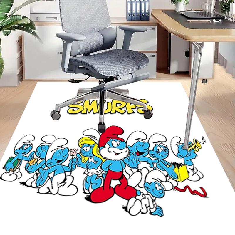 1pc Smurf Band Performance Carpet for Playroom Bedroom Living Room Sofa Home Decor,kids Game Area Rug Non-slip Floor Mat Y72399
