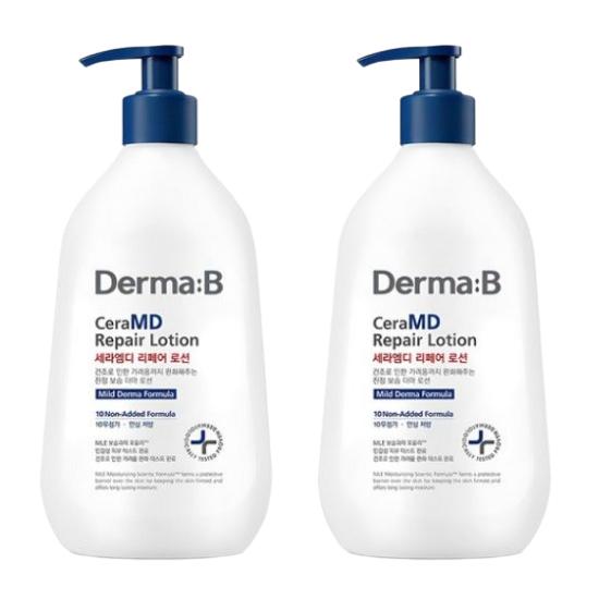 

Derma:B CeraMD Repair Lotion Intensive Barrier Care Body Moisturizer 400ml x 2