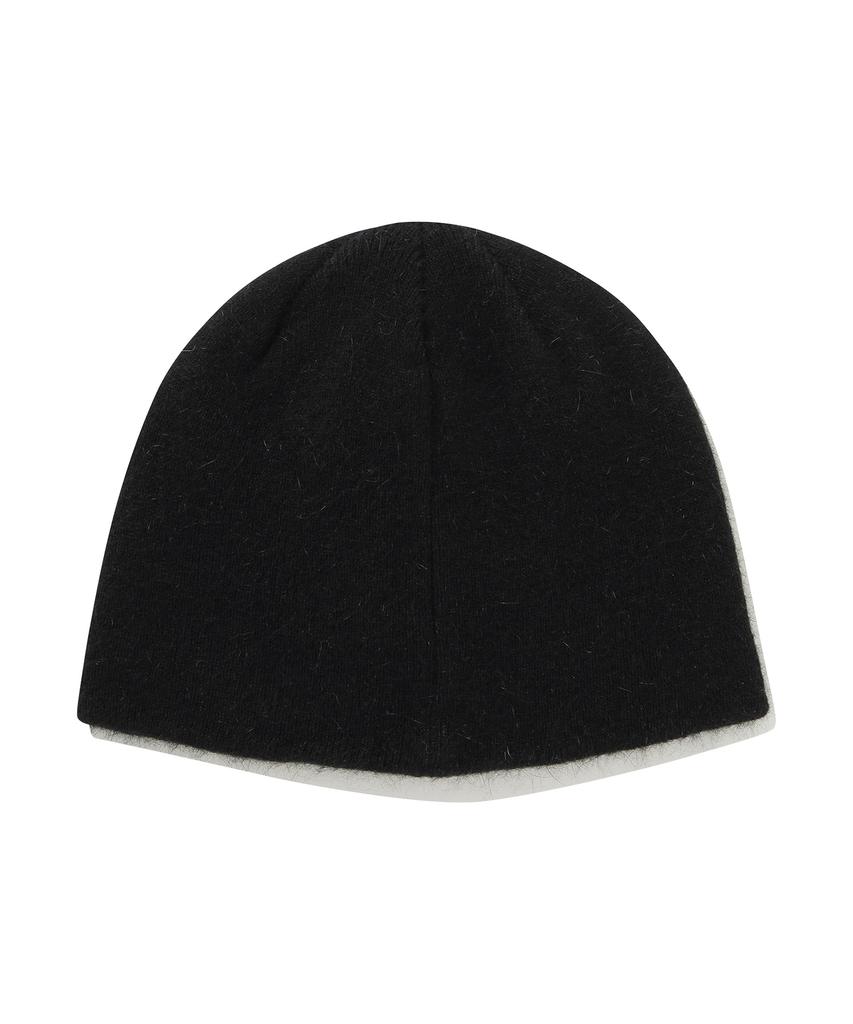 COVERNAT WOMAN Cloverheart Angora Uncuff Beanie Black