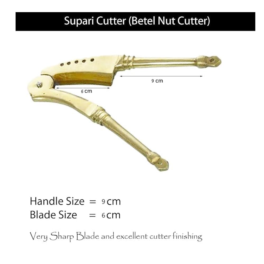 RSINC Brass Sarota Supari Cutter Nut Cutter Easy To Use Tool for Home and Professional Sarota Nut Cutter Nut Cutter Sarota | Sudi | Adkitta | Size -43