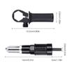 Quick & Easy Rivet Pulling Drill Bit Adapter with Hex Shaft Professional Rivet Gun Adapter,2.4/3.2/4.0/4.8mm,Cordless Rivet Gun