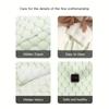 Adjustable U-Shaped Pregnancy Pillow-Soft-Touch Full Body Support Cushion Removable Cover Portable Back Pillow for Side Sleeping
