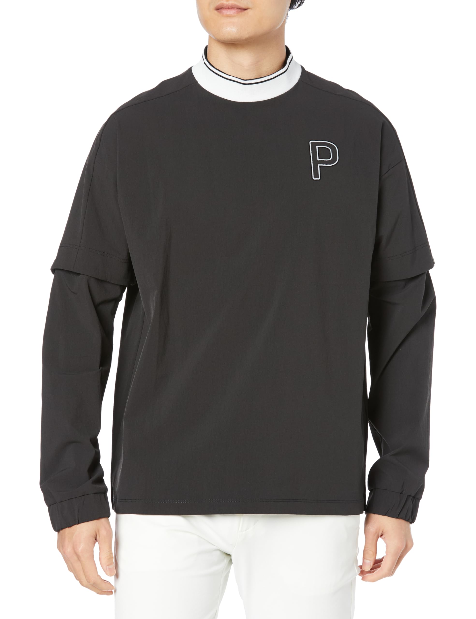 

Golf Outerwear Golf P 4WAY Stretch Piste Puma Black S [PUMA] [PUMA GOLF] L/S Pullover/627573 Men s