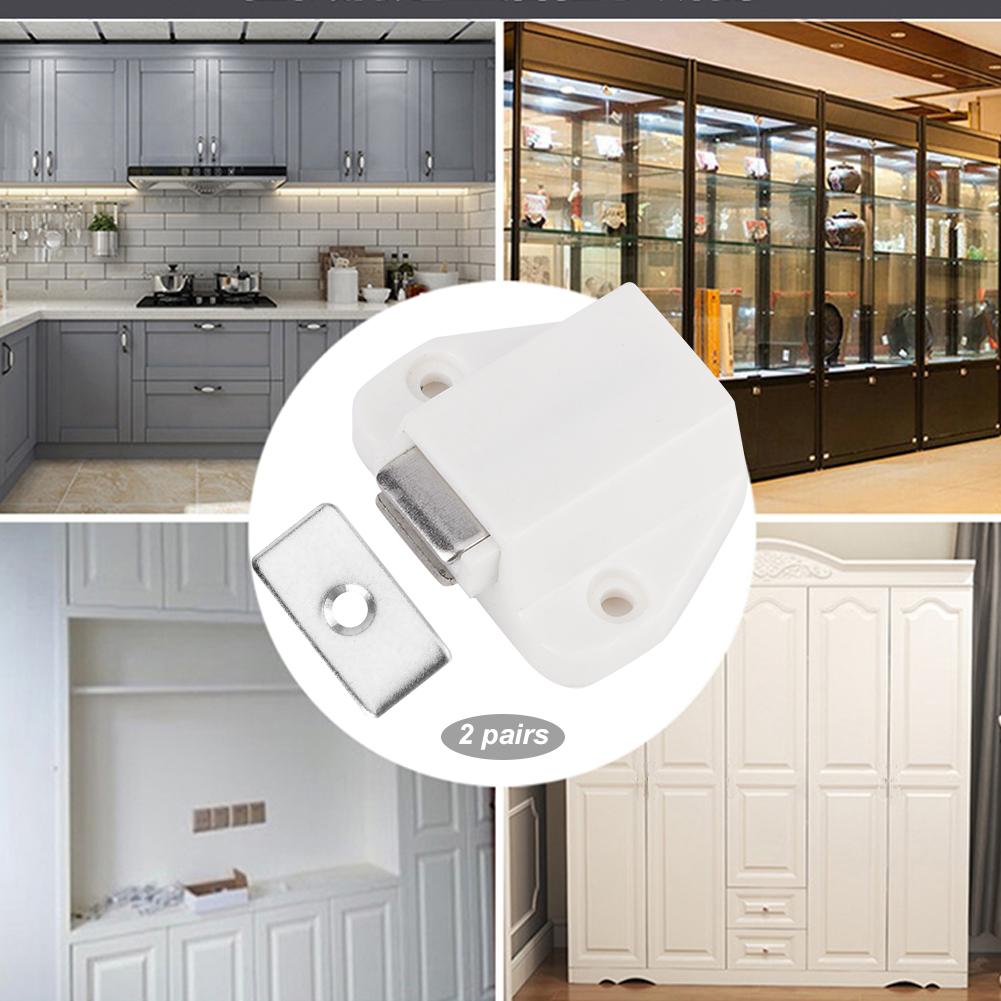 8pcs Strong Single Door Magnetic Catch Suction Latch for Home Furniture Cabinet Cupboard