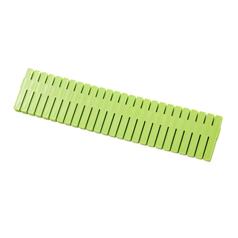 4Pcs DIY Plastic Drawer Grid Separator Divider Partition Storage Organizer Underwear Socks makeup Clapboard