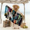 Grand Theft Auto Beach Towel High Absorbency Quick-Dry Comfortable Lightweight Perfect for Traveling Yoga Camping and Swimming