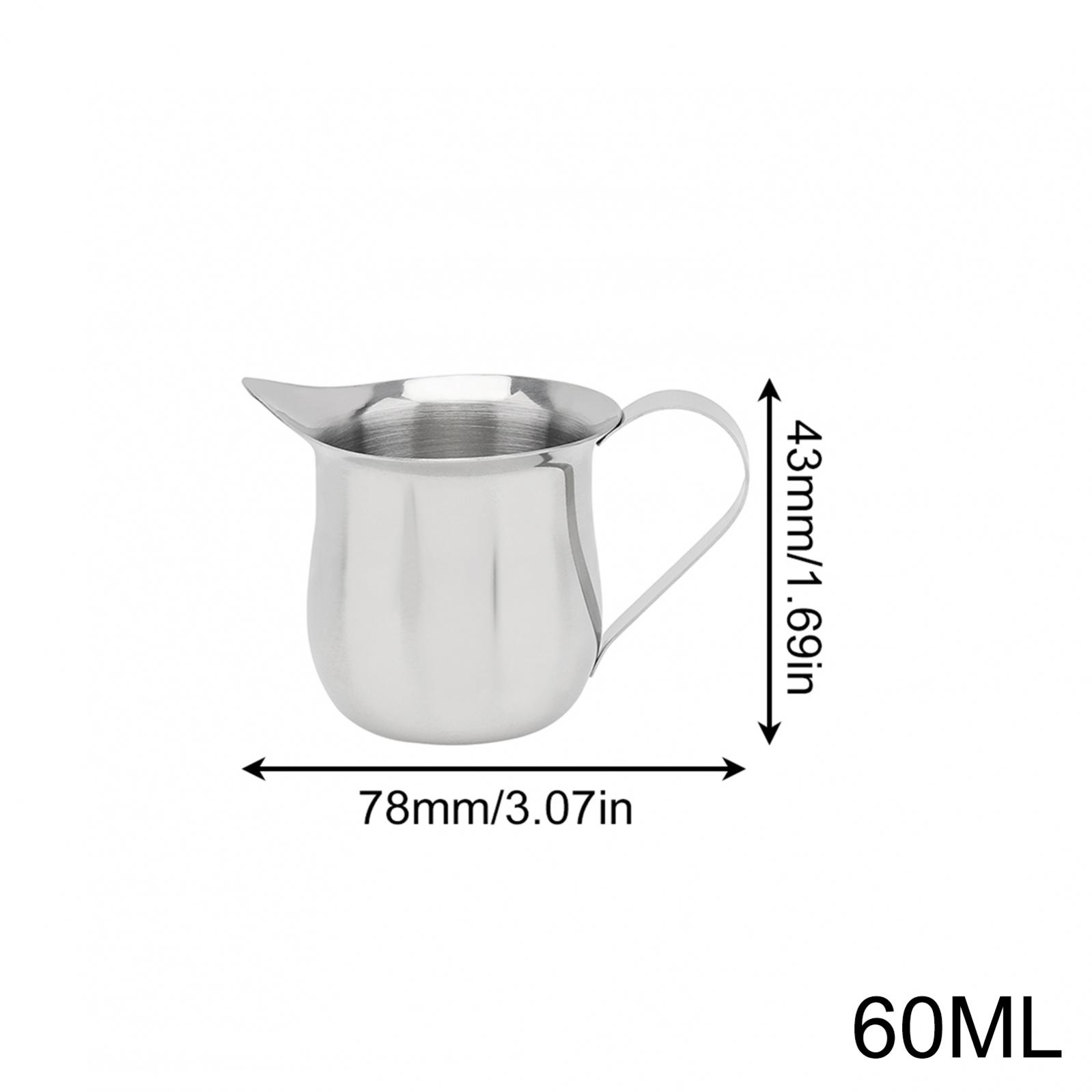 

1 шт., 60/90/150 мл, чашка для вспенивания кофе из нержавеющей стали 60ml