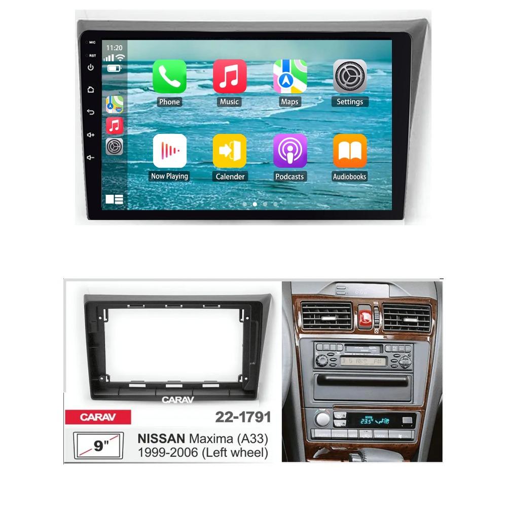 Android 13 Car Radio for Nissan Maxima A33 1999 - 2006 Multimedia Player Stereo GPS Carplay Auto 4G Head Unit 2 din no 2 din BT
