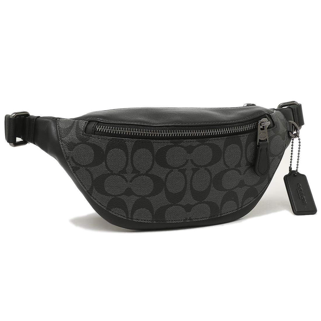 

COACH Кошелек из ПВХ с фирменным узором Мини поясная сумка QBMI5 MISC [Товар] чёрный