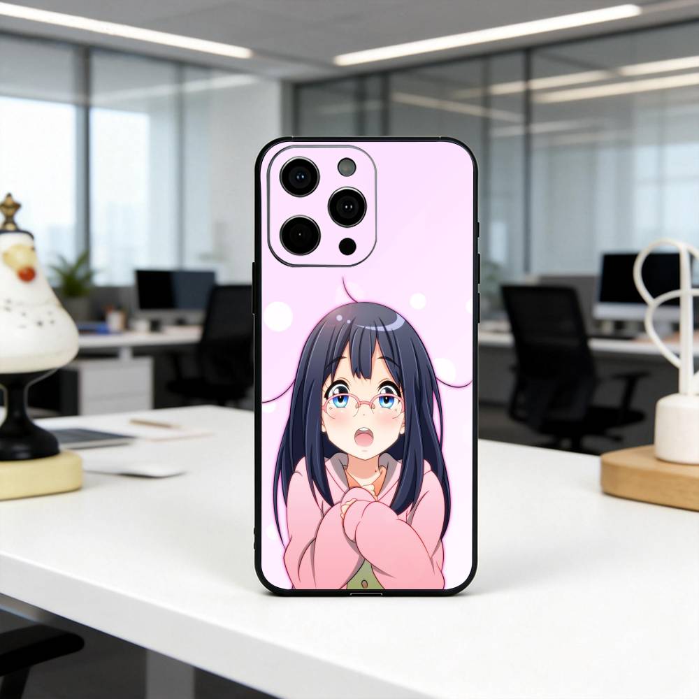 

T-Tamako Market K-Kitashirakawa Phone Case For iPhone 17,16,15,14,13,12,11 Plus,Pro Max,XS,Soft Silicone Black Cover iPhone11PROMAX