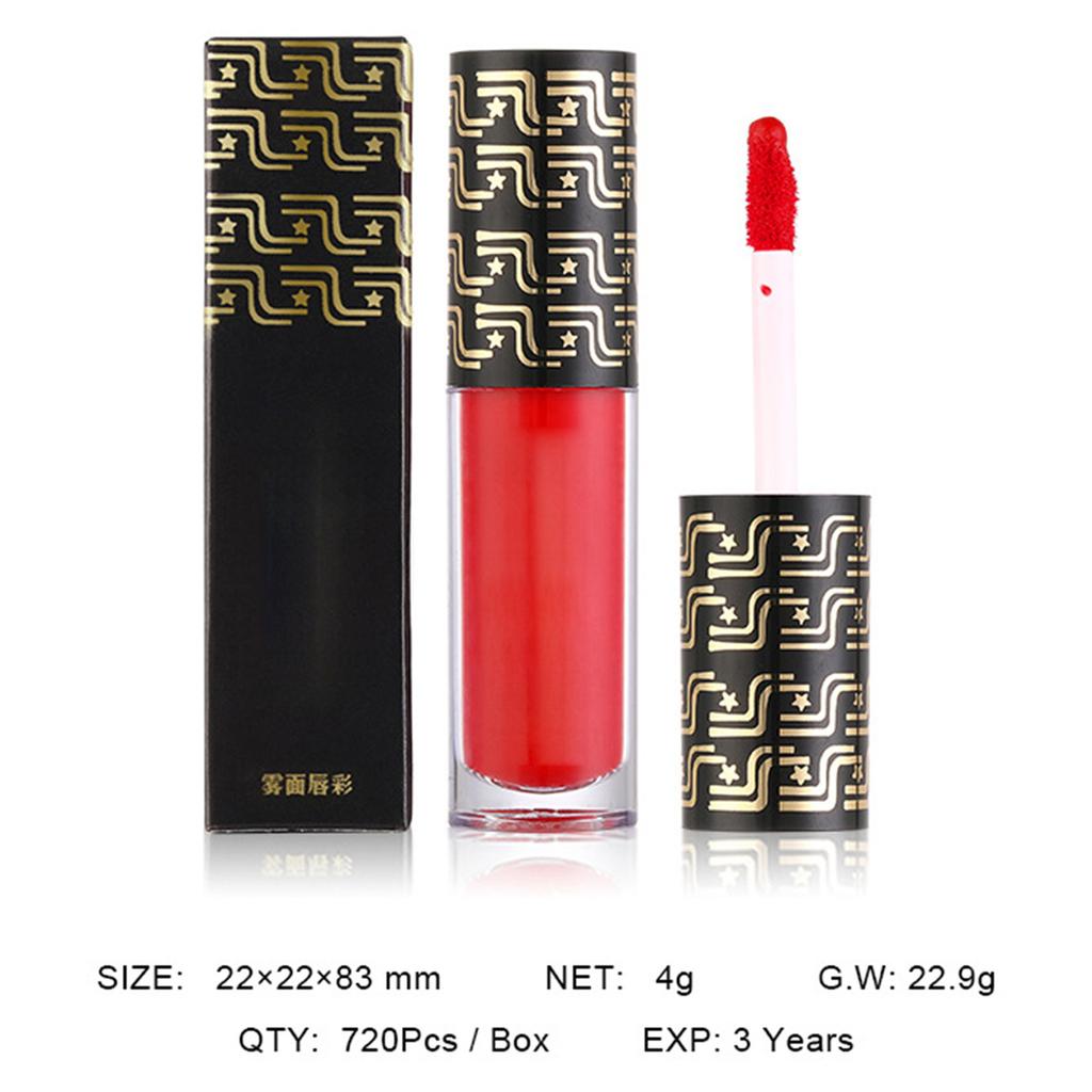 1Pc Matte Liquid Lipstick Long Lasting Waterproof Smudge Proof Non Sticky Lip Gloss with Velvety Smooth Finish for Women Girls