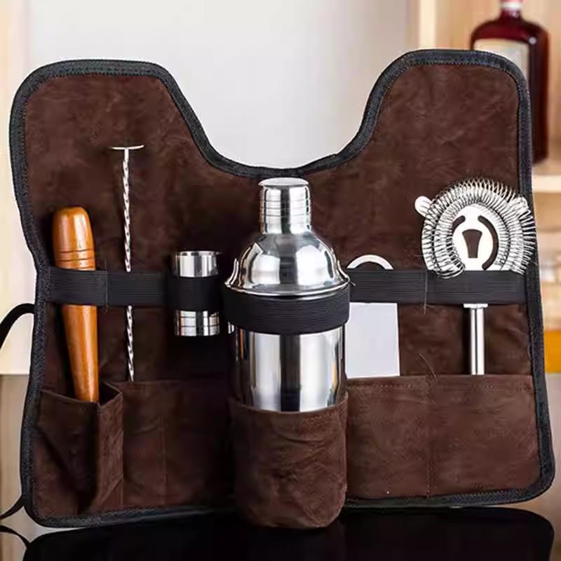 Bar Tool Bag Bartender Tool Kit Cocktail Shaker Bag Set Bar Tool