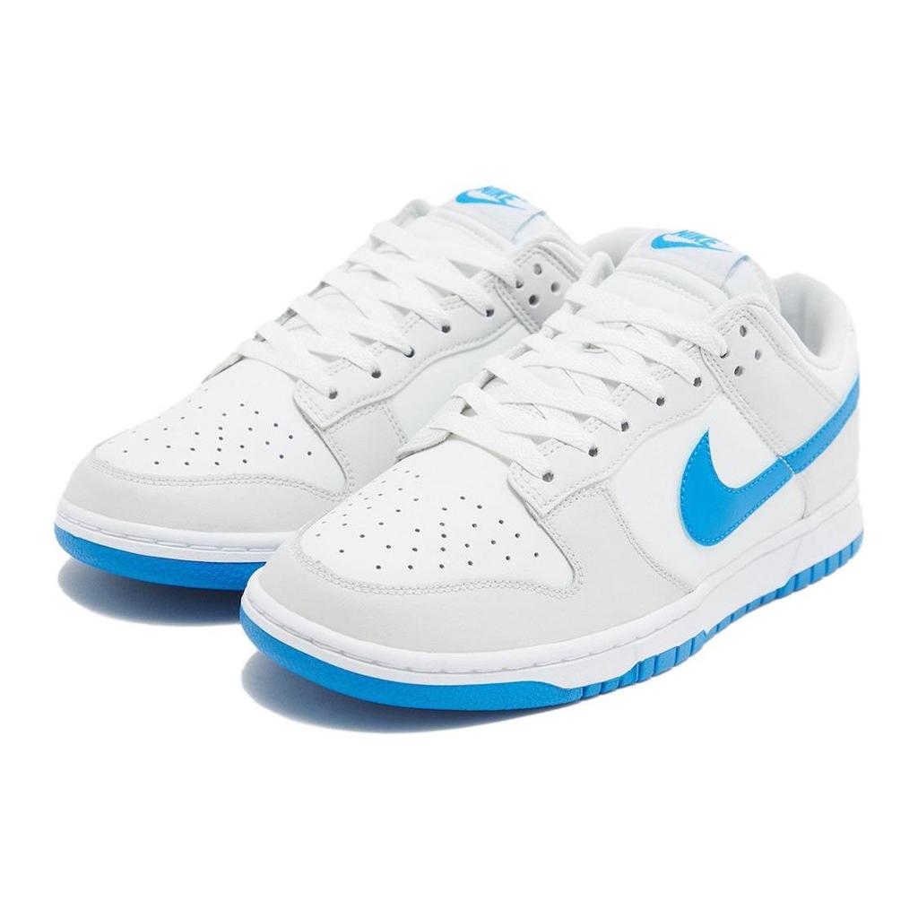 Nike Dunk Low Photo Blue Men Sneakers White Summit-White Platinum-Tint DV0831-108