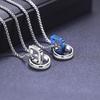 Simple Double-ring Men's Necklace Pendant Tide, Personalized Decoration Light Luxury Niche, Tide Brand 2026