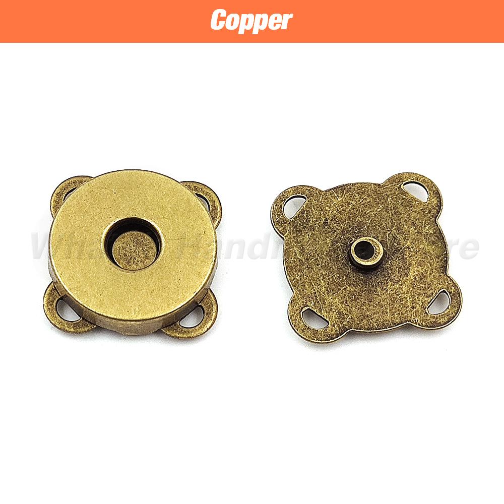 5Sets/Lot Magnet Buckle Metal Snap Fasteners Buttons Diy Sewing Garment Accessories Materials Wallet Craft Bags Buckle 10Mm-18Mm