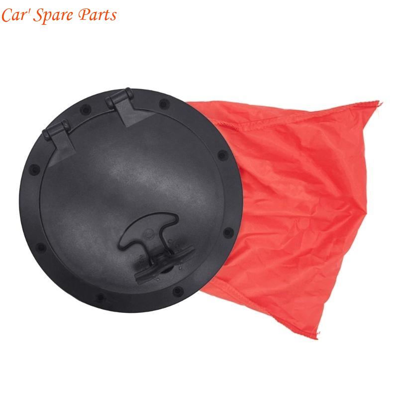Y4UA 6Inch Kayaks Deck Plate Marine Cover Deck Plate With Storage Bag