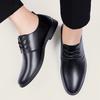 Men Minimalist Oxfords Shoes Men Leather Casual Shoes 2025 New Elegantes Flats Business Shoes Lace-Up All-match Dress Footwear