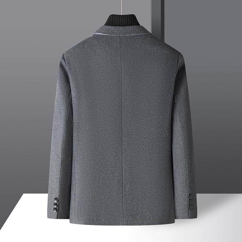 Firstview Men's Business Casual Wool-Blend Blazer