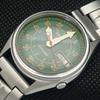 USED VINTAGE SEIKO 5 AUTOMATIC 7009A JAPAN MENS D/D GREEN WATCH 621c-a415302-2 SKU621c-a415302