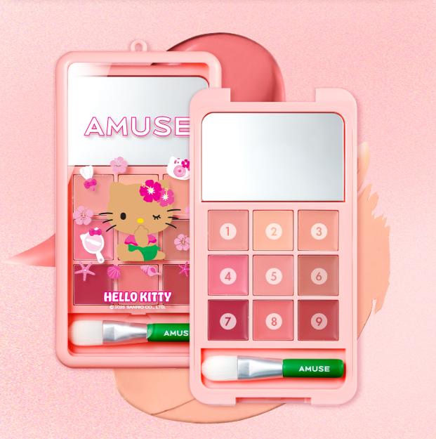 AMUSE x Hello Kitty Limited Lip & Cheek Palette – K-Beauty Exclusive