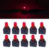 10pcs/set Red T5 Car Interior Dashboard Trument Gauge Indicator Light Bulb Universal 12V
